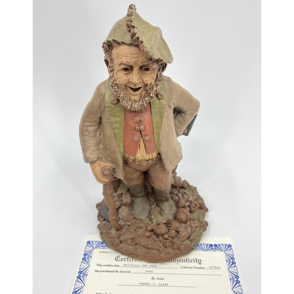 Tom Clark Hyke Gnome Hand Signed Signing Day Edition 77 with COA 1984 Hiker